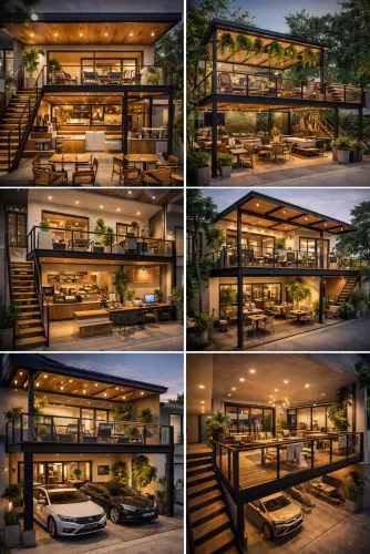 Mezannine Cafe Modern di Parung